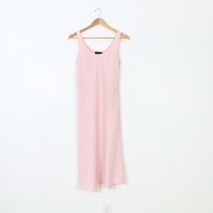 *Vintage 1990 Modissa Light Pink Linen Shift Dress